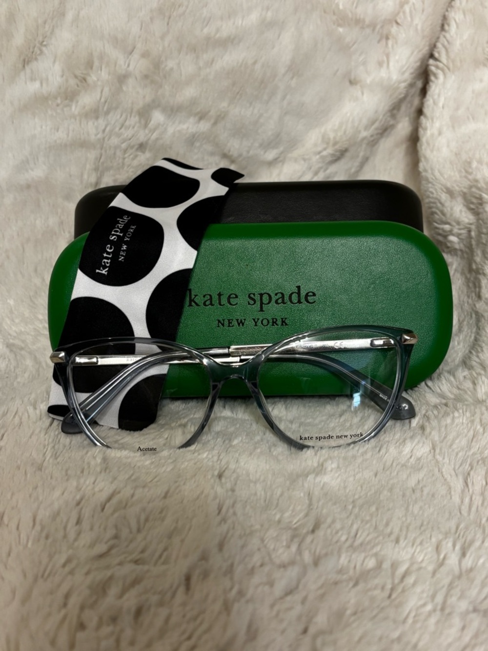 Kate Spade Laval Lilac Cat Eye RX Eyeglasses